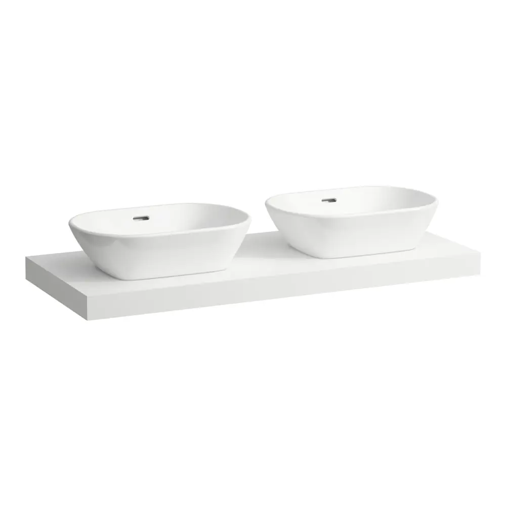 Laufen Lani - izlietnes virsma, 118 cm, izgriezums L/R, balta matēta H4046741122601