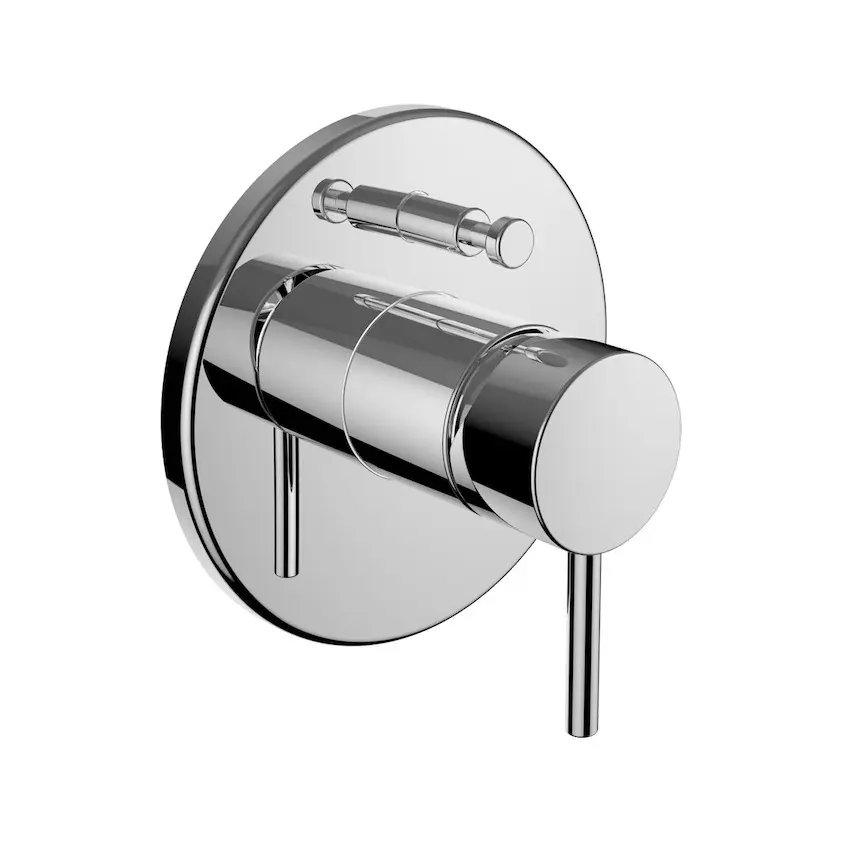 Laufen Twinplus - zemapmetuma vannas maisītājs, ar 2 izvadiem, ventilācijas vārsts, hroms HF505489100000