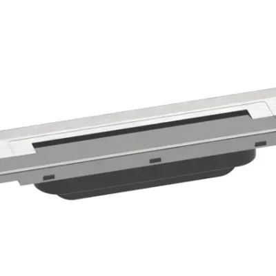 Hansgrohe RainDrain Flex - dušas noteka 700 ar nerūsējošā tērauda resti, saīsināma, montāžai pie sienas, matēts nerūsējošais tērauds 56050800