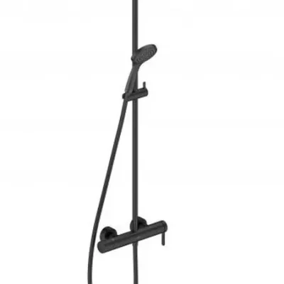 Duravit C.1 - dušas komplekts ar maisītāju, matēti melns C14280007046