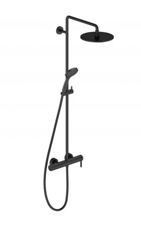 Duravit C.1 - dušas komplekts ar maisītāju, matēti melns C14280007046