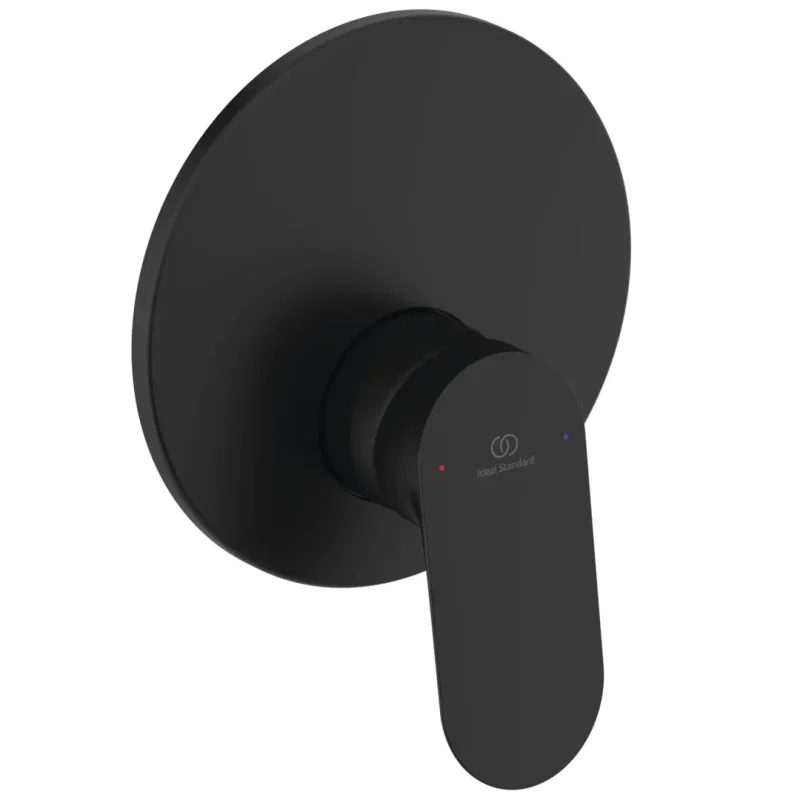 Ideal Standard Ceralife O - zemapmetuma dušas maisītājs, zīdaini melns BE024XG