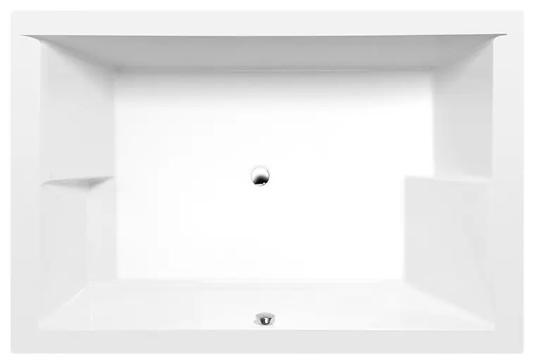 Polysan vannan - Taisnstūra vanna DUPLA 180x120x54 cm, balta 13611