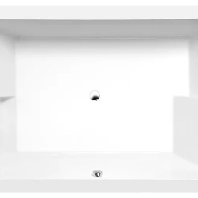 Polysan vannan - Asimetriska vanna DUPLA, 180x120x54 cm, ar konstrukciju, balta 13711