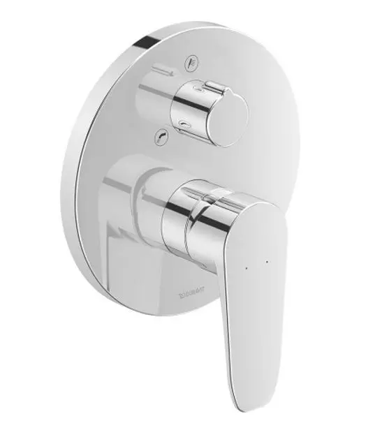 Duravit B.1 - zemapmetuma vannas maisītājs, 2 patērētājiem, hromēts B15210018010