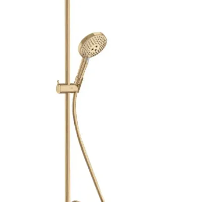 Hansgrohe Croma Select S - dušas sistēma Showerpipe 280 ar termostata maisītāju, EcoSmart, birstēts bronzas tonis 26891140