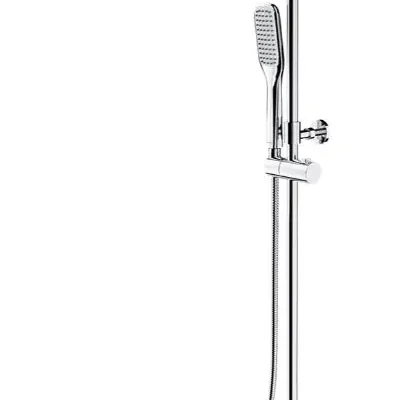 OMNIRES Y - dušas komplekts ar termostatu, 20x20 cm, hroms Y1244X/6/KCR