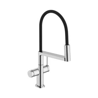 Hansgrohe Talis Select M54 PowderSpray - virtuves izlietnes maisītājs ar elastīgu roku un dušu, EcoSmart, hroms 72861000