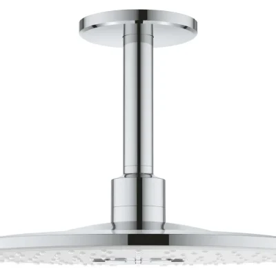 Grohe Rainshower SmartActive - galvas duša 310, izvirzījums 14 cm, 2 strūklas, Moon White 26477LS0
