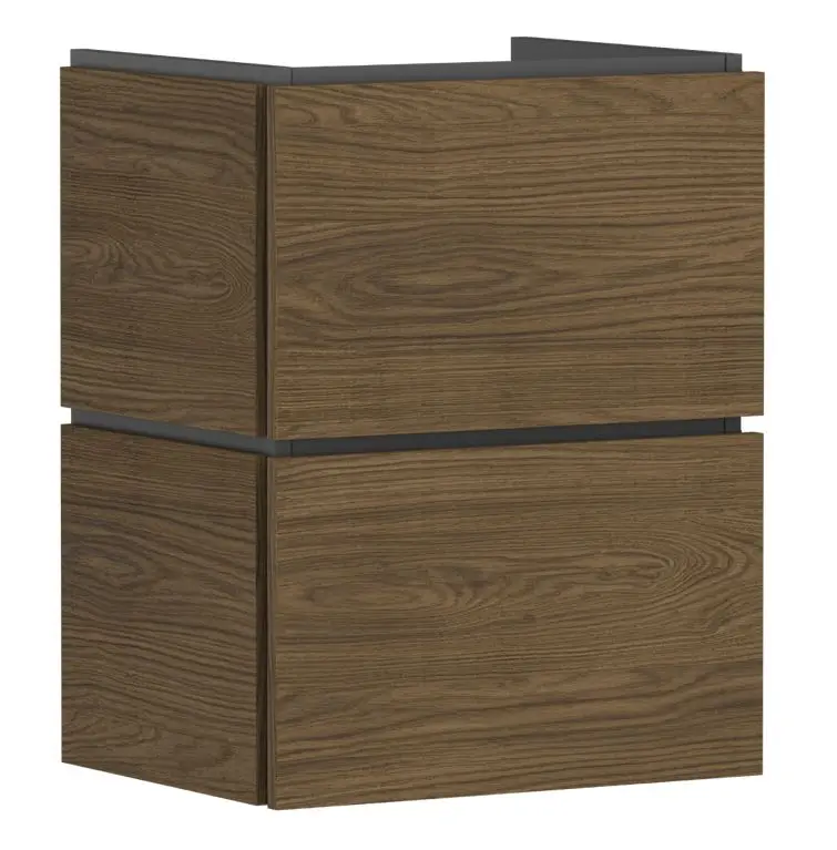 Hansgrohe Xilesa E - izlietnes apakšskapītis, 62x48x38 cm, 2 atvilktnes, ozols Kaschmir 54290550