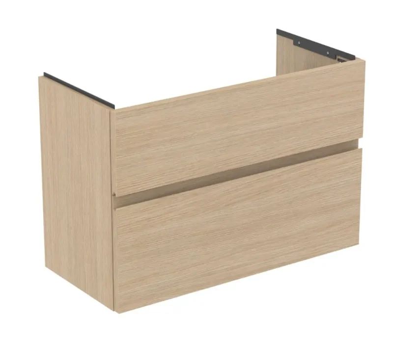Ideal Standard Finesse - izlietnes skapītis, 80x38x55 cm, 2 atvilktnes, balts ozols E3380US
