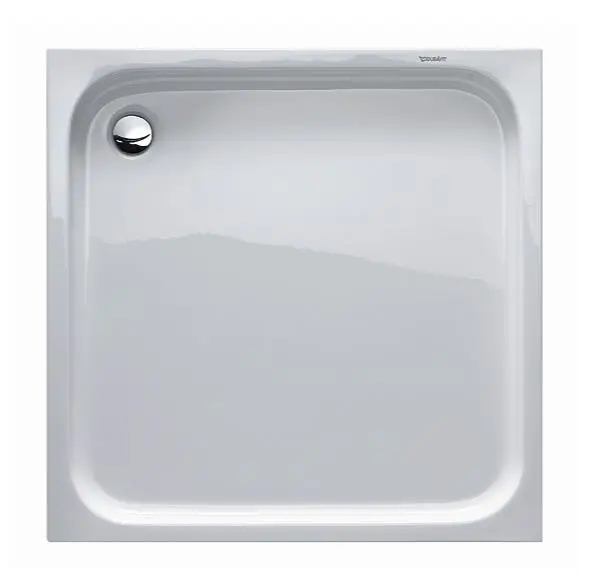 Duravit D-Code - dušas paliktnis 100x100 cm, pretslīdes, alpinbalts 720103000000001