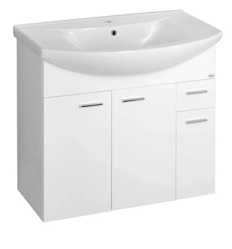Aqualine Zoja - izlietnes skapis 83x74x34 cm, balts 51083A