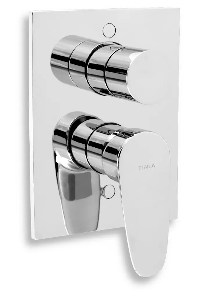 Novaservis Titania Smart - vannas maisītājs zemapmetuma ar pārslēdzēju, hroms 98050R,0
