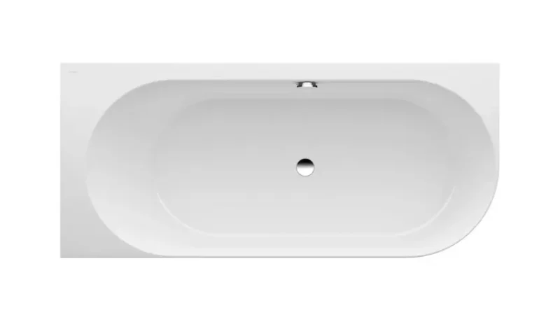 Laufen Pro - vanna 180x80 cm, kreisā, balta H2449560000001