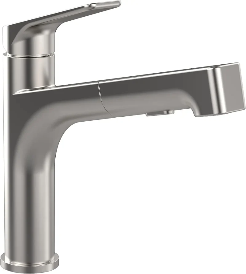 Villeroy & Boch Junis - virtuves izlietnes maisītājs ar izvelkamu dušu, nerūsējošais tērauds 928200LC