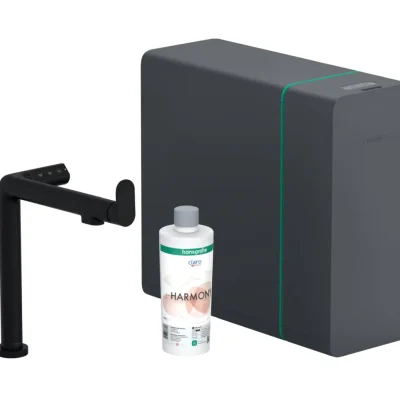 Hansgrohe Aqittura M91 - virtuves izlietnes maisītājs, SodaSystem, sBox, matēti melns 76837670