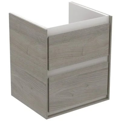 Ideal Standard Connect Air - izlietnes skapītis 43x40x52 cm, pelēks ozols/balts matēts E1608PS