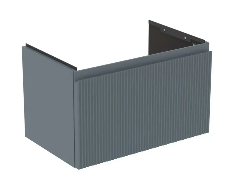 Ideal Standard Finesse - izlietnes skapītis, 60x38x37 cm, 1 atvilktne, rievots matēts pelnu zils E3376UQ