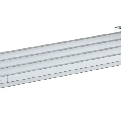 Hansgrohe AddStoris - plaukts ar dvieļu turētāju, garums 65 cm, hromēts 41751000