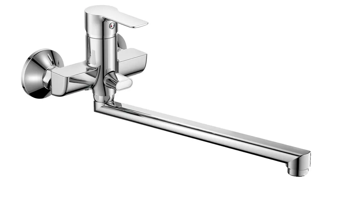 Bruckner Baron - vannas maisītājs, attālums 100 mm, hroms 612.035.1