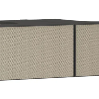Hansgrohe Xevolos E - izlietnes skapītis, 28x137x55 cm, 2 atvilktnes, pelēki matēts/bronza strukturēta 54318390