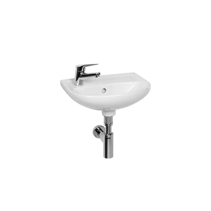Jika Lyra plus - roku mazgājamā izlietne 40x31 cm, ar pārplūdi, ar jaucējkrāna caurumu kreisajā pusē, balta H8153810001051