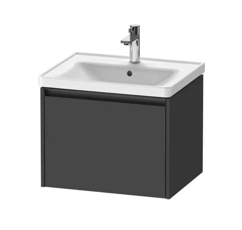 Duravit Ketho.2 - izlietnes skapītis, 44x58x46 cm, 1 atvilktne, grafīta matēts K25081049490000