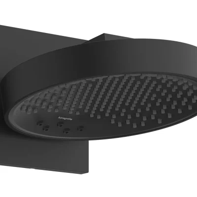 Hansgrohe Rainfinity - galvas duša, diametrs 25 cm, 3 strūklas, EcoSmart, matēti melna 26233670