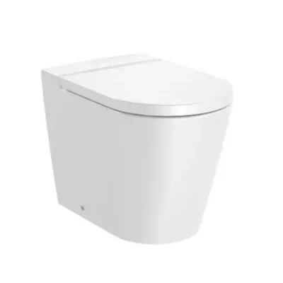 Roca Inspira - stāvošais WC, Vario izvads, Rimless, balts A347526000