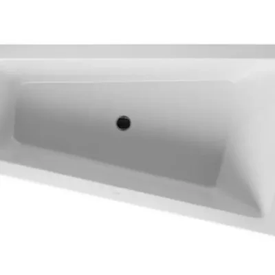 Duravit Paiova - asimetriska vanna, 170x100 cm, ar paneli, labā puse 700265000000000