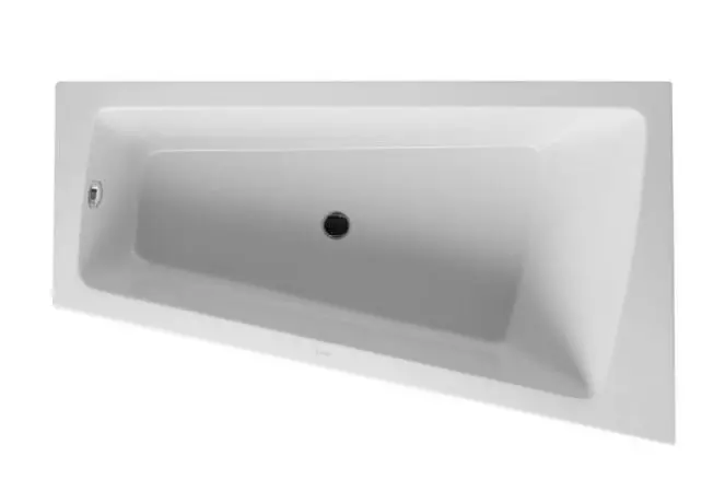 Duravit Paiova - asimetriska vanna, 170x100 cm, ar paneli, labā puse 700265000000000