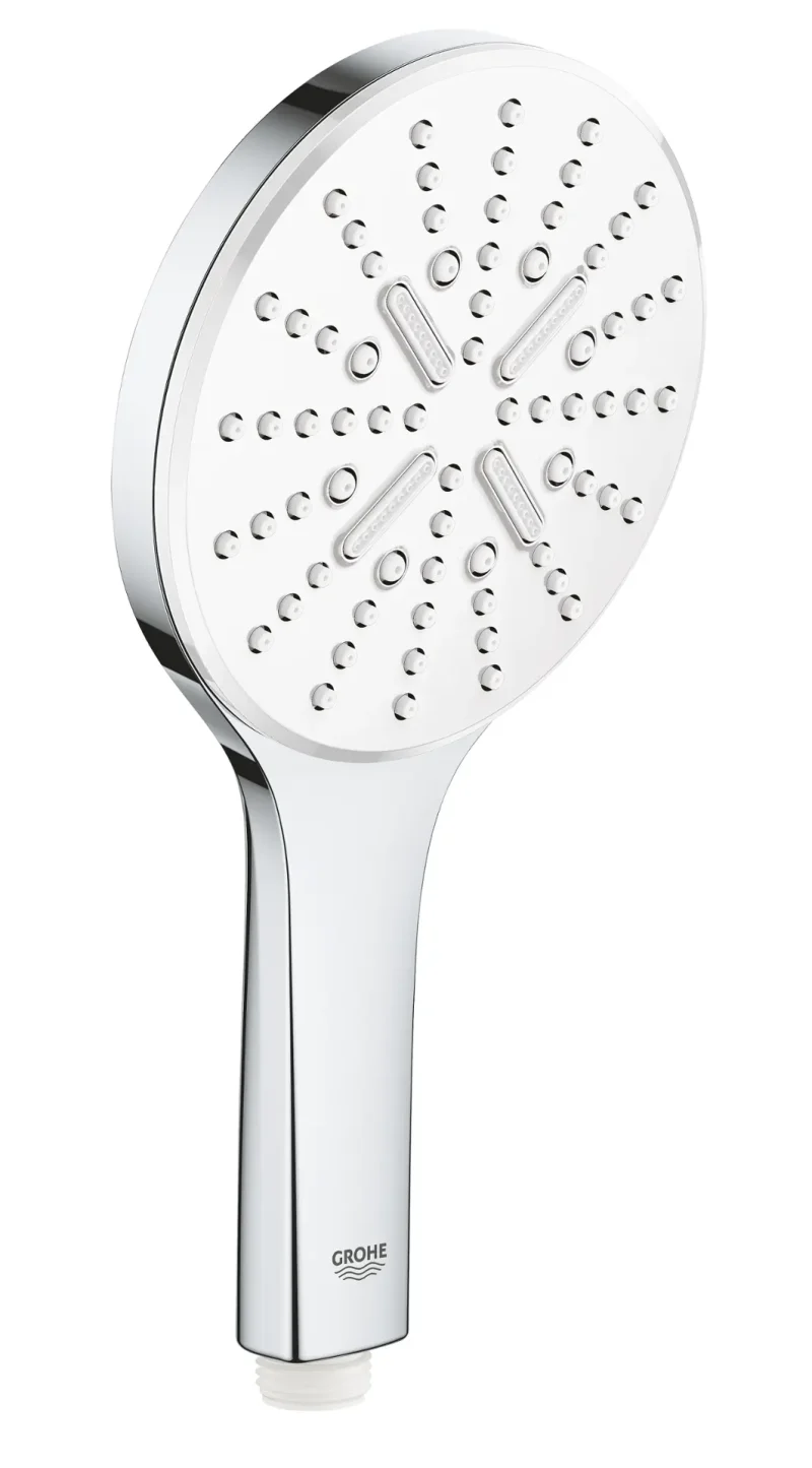 Grohe Rainshower SmartActive - rokas duša 130, 3 strūklu veidi, Moon White 26544LS0