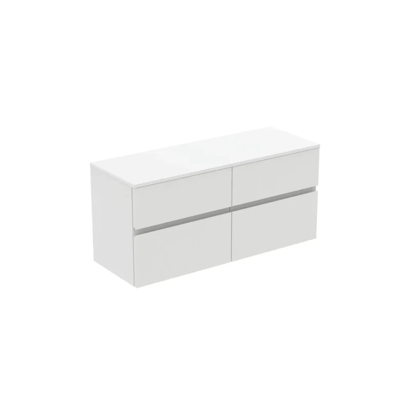 Ideal Standard Finesse - izlietnes skapītis, 120x44x56 cm, 4 atvilktnes, matēts balts E3426Y1
