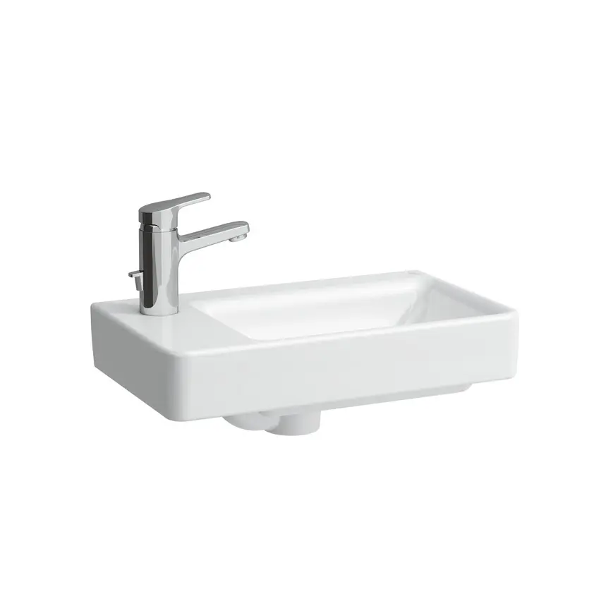 Laufen Pro S - roku mazgāšanas izlietne, 48x28 cm, 1 krāna caurums pa kreisi, balta H8159550001041