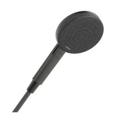 Hansgrohe Raindance Alive Select S - dušas galva, 3 strūklas veidi, hroms melns birstēts 24500340