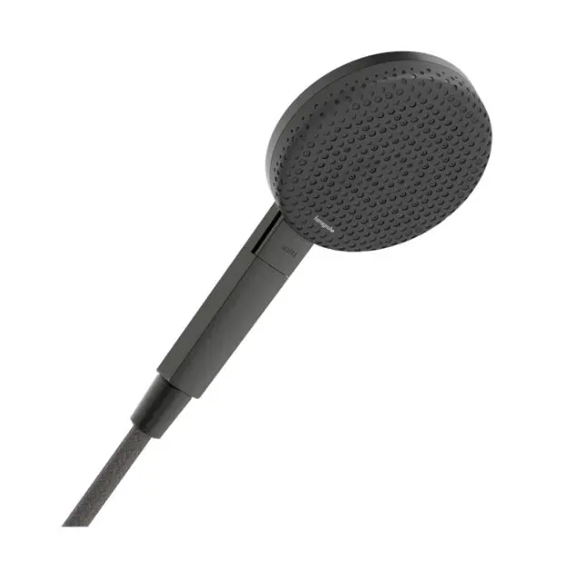 Hansgrohe Raindance Alive Select S - dušas galva, 3 strūklas veidi, hroms melns birstēts 24500340