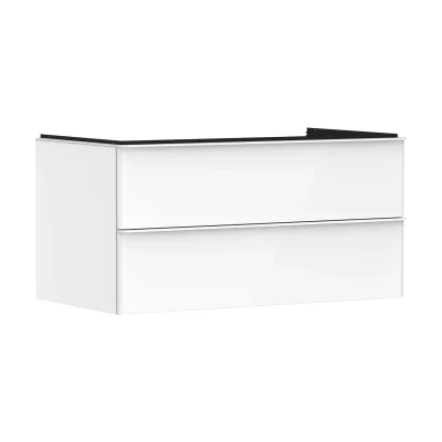 Hansgrohe Xelu Q - izlietnes apakškabinets, 50x98x55 cm, 2 atvilktnes, balts spīdīgs/balts matēts 54078700