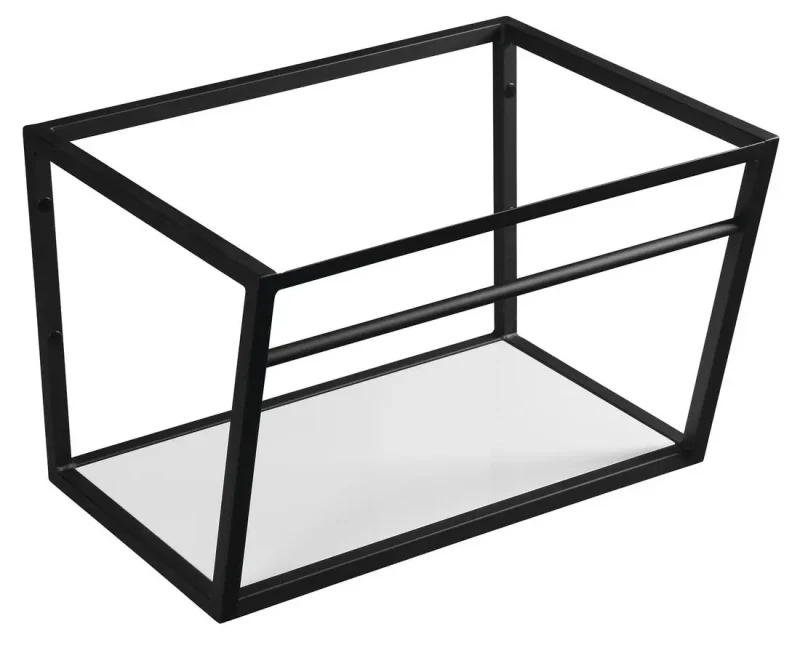 Sapho Ska - konstrukcija ar darba virsmu zem izlietnes, 60 cm, matēti melns SKA101