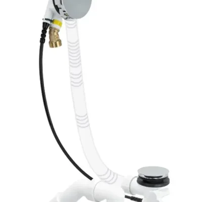 Villeroy & Boch aksesuāri - noteces un pārplūdes komplekts ar pieslēgumu, hroms U90960361