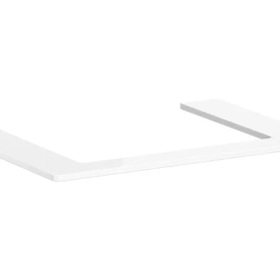 Hansgrohe Xelu Q - izlietnes virsma 78x55 cm, izgriezums vidū, balta spīdīga 54109050