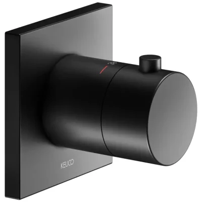 Keuco IXMO - zemapmetuma termostata maisītājs, matēti melns 59553370002
