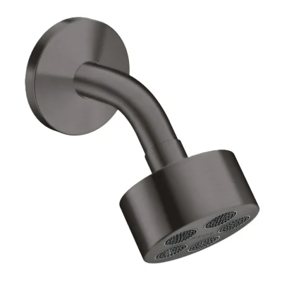 Axor One - galvas duša, diametrs 7 cm, EcoSmart, matēts melns hroms 48490340