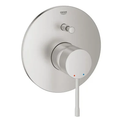 Grohe Essence - vannas maisītājs - zemapmetuma, SuperSteel 19285DC1