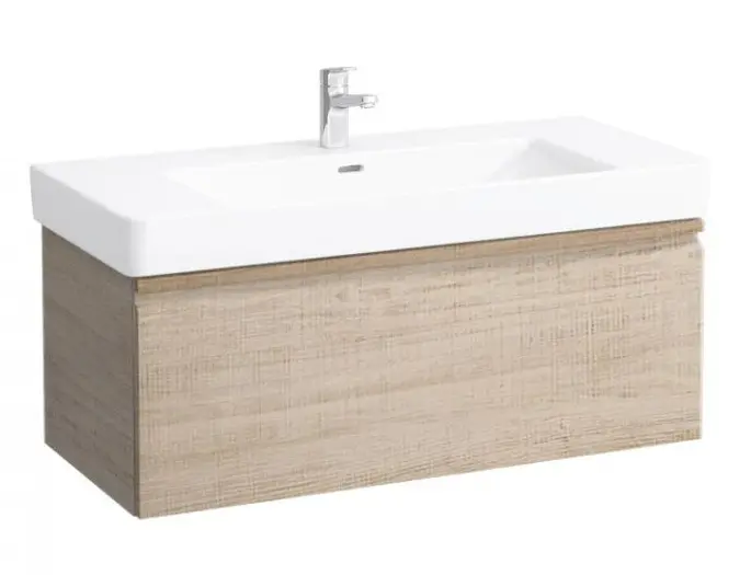 Laufen Pro S - izlietnes skapītis, 101x45x39 cm, 1 atvilktne, gaišs ozols H4835510964791