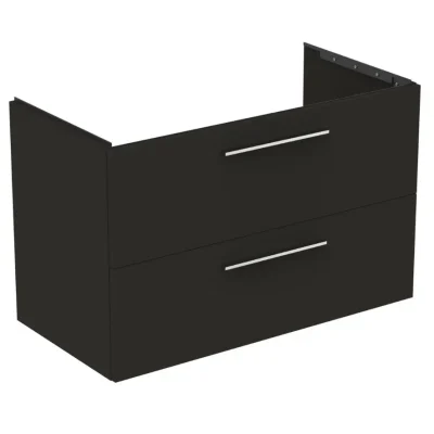 Ideal Standard i.Life B - izlietnes apakšskapītis 100x63x51 cm, 2 atvilktnes, matēts antracīts T5276NV