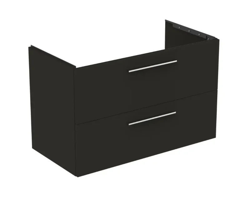 Ideal Standard i.Life B - izlietnes apakšskapītis 100x63x51 cm, 2 atvilktnes, matēts antracīts T5276NV