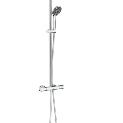 Grohe Vitalio Joy - dušas komplekts 310 ar termostatu sienas montāžai, hroms 26400001