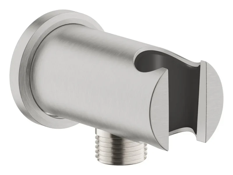 Grohe Rainshower - sienas pieslēguma līkums ar turētāju, supersteel 26658DC0