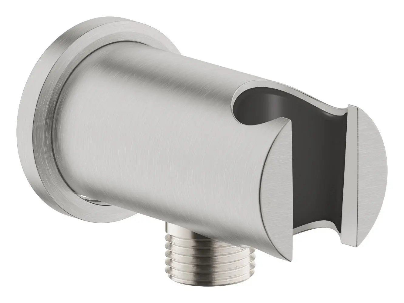 Grohe Rainshower - sienas pieslēguma līkums ar turētāju, supersteel 26658DC0